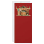 Christmas Eve Santa Claus Fireplace Personalized Announcements