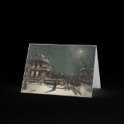 Christmas Eve Sleigh Ride, A Christmas Card card