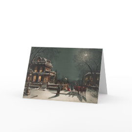 Christmas Eve Sleigh Ride, A Christmas Card card
