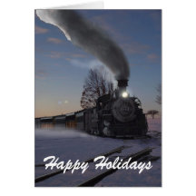 Christmas Eve Train Card