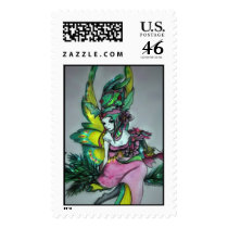 Christmas Faerie postage by Prairieghost Christmas Faerie postage