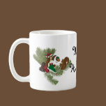 Christmas Faery and Squirrel Gift Giving Mug mugs