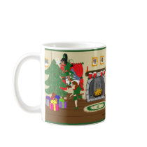 Christmas Fairies Trimming the Tree Mug by KirstenEdwards Christmas Fairies Trimming the Tree Mug