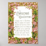 Christmas Fairy Greeting Poster