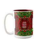 Christmas Family Holidays Custom Photo Mug