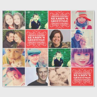 Christmas Favorite Photos Gift Wrapper Gift Wrap