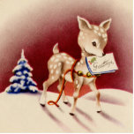 Christmas Fawn Photo Cut Outs
