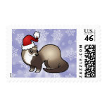 Christmas Ferret Postage