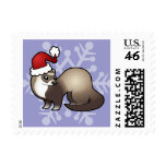 Christmas Ferret Postage