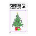 Christmas Fibro Tree Stamp