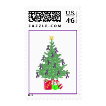 Christmas Fibro Tree Stamp
