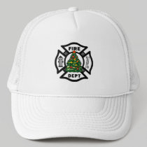 Christmas Fire Dept hats