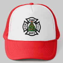 Christmas Fire Dept hats