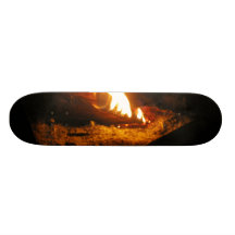 Christmas Fire Skateboard