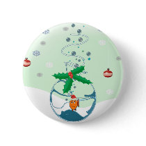 Christmas Fish buttons by samack Christmas Fish buttons