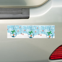 Christmas Fish Splat bumper stickers by samack Christmas Fish Splat bumper stickers