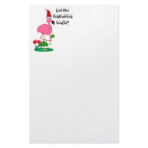 Christmas Flamingo Stationary stationery