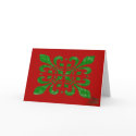 Christmas Fleur De Lis card