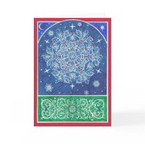Christmas ~ Florentine Snowflake Greeting Cards