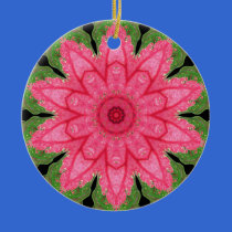 Christmas Flower Onament ornaments