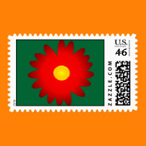 Christmas Flower postage