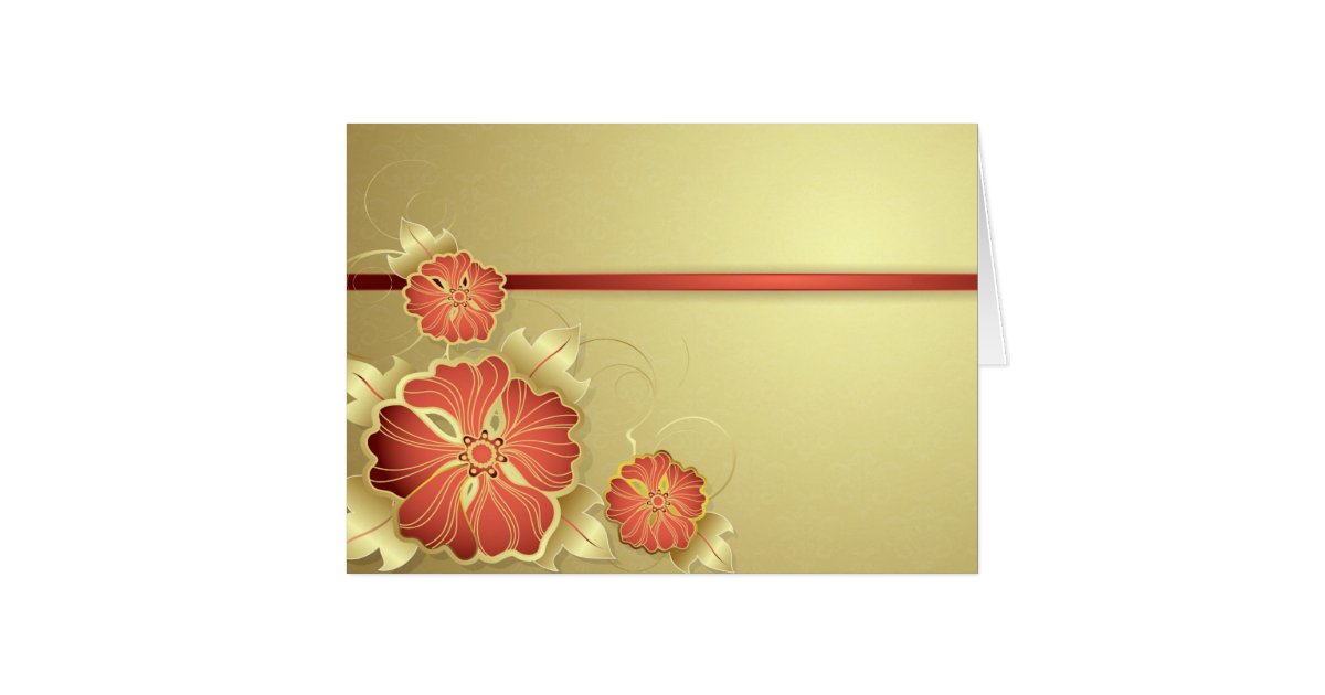Christmas Flowers Card Zazzle