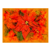 Christmas flowers posters