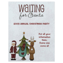Christmas Flyer Waiting for Santa