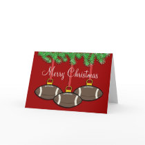 Christmas Football Card