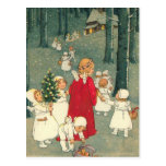 Christmas Forest Angels Postcards