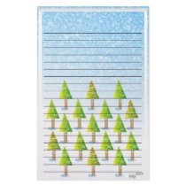 Christmas Forest stationery by elledeegee Christmas Forest stationery