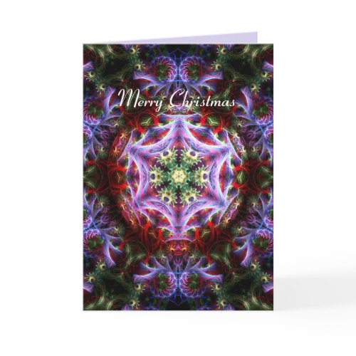 Christmas Fractal Card card
