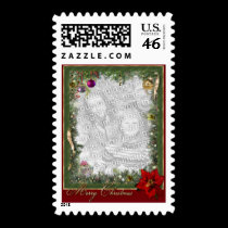 Christmas Frame (customizable) stamps
