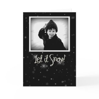 Christmas Frame Photo Card card