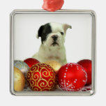 Christmas French Bulldog Christmas Tree Ornament