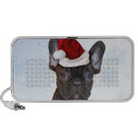 Christmas French Bulldog Laptop Speaker