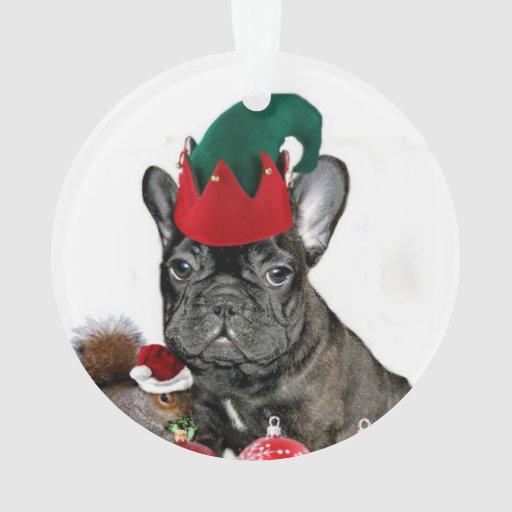christmas french bulldog ornament zazzle christmas french bulldog ornament zazzle
