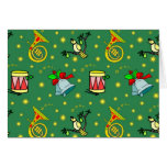 Christmas – French Horns & Magenta Drums Cards