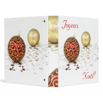 Christmas French Joyeux Noel binders by Yve_13 Christmas French Joyeux Noel binders