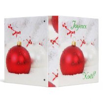 Christmas French Joyeux Noel binders by Yve_13 Christmas French Joyeux Noel binders