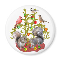 Christmas Friends Refrigerator Magnet