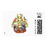 Christmas Friends Postage Stamps
