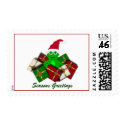 Christmas Frog and Gifts Postage postage
