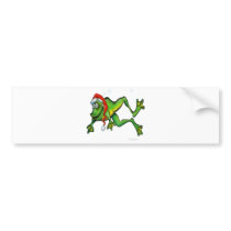 Christmas Frog bumper stickers