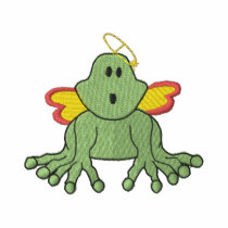 Christmas Frog embroidered shirts by ZazzleEmbroidery Christmas Frog embroidered shirts