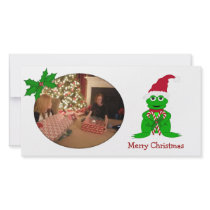 Christmas Frog Photo Card photo cards
