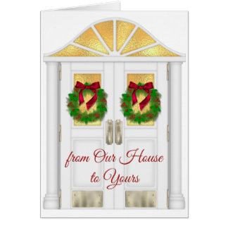 Merry christmas yours Merry Christmas From Our House To Yours Cards | Zazzle