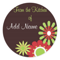 Christmas "from the kitchen of" Gift Stickers by jgh96sbc Christmas "from the kitchen of" Gift Stickers