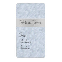 Christmas Frosted Kitchen Treat Baking Label