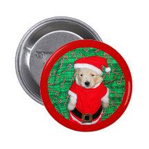 Christmas Funny Santa Puppy Gift Items Pins